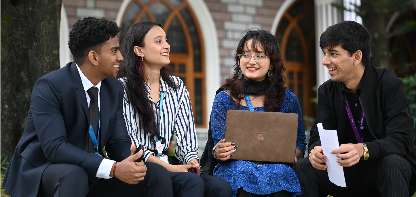 Students on campus